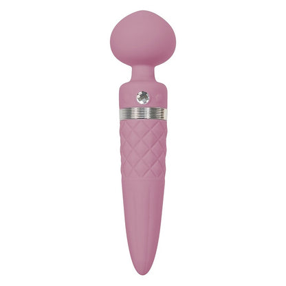 Pillow Talk Black Sultray Wand Massager with Dual Motors