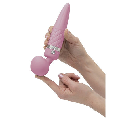 Pillow Talk Black Sultray Wand Massager with Dual Motors