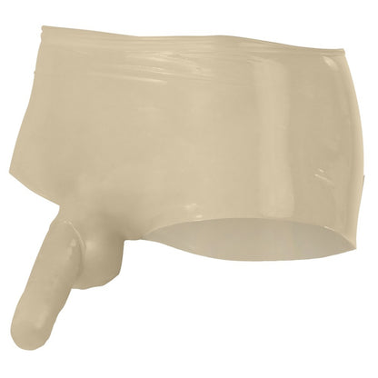 Desirewear Black Latex Boxers with Penis Sleeve
