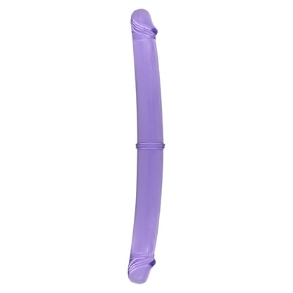 Twinzer Purple 12 Inch Double Ended Jelly Dong