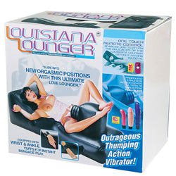 Louisiana Lounger Black Inflatable Recliner Sex Machine