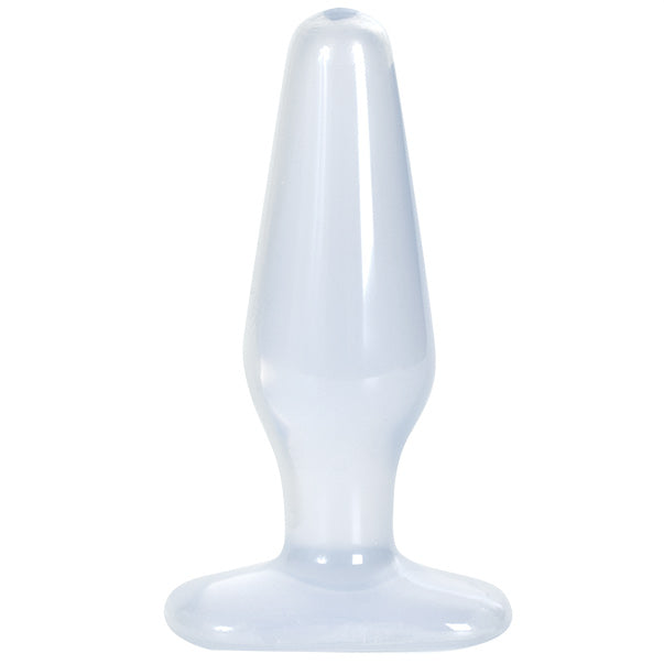 Expert Pleasure Clear Jelly Medium Butt Plug 5.5 Inches