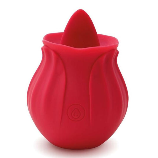 Skins Red Rose Flix Clitoral Massager with 10 Settings
