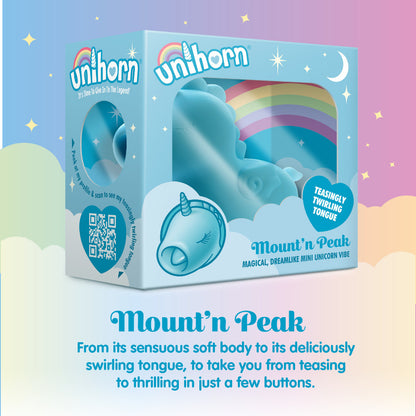 Unihorn Pink Twirling Tongue Unicorn Vibe with Dual Motor