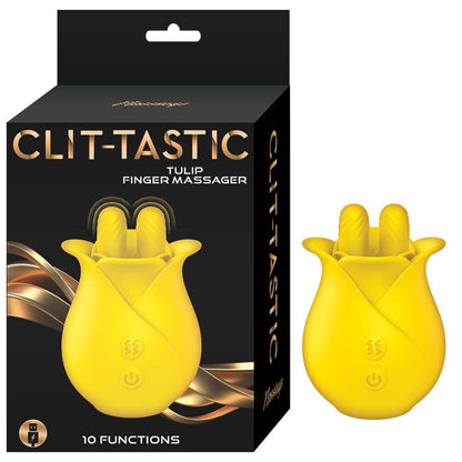 Nasstoys Pink Clit-Tastic Tulip Finger Massager Silicone