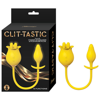 Nasstoys Pink Clit-Tastic Tulip Finger Massager Plug Set