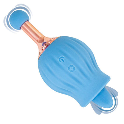 ClitTastic Red Dual Rose Bud Rechargeable Massager