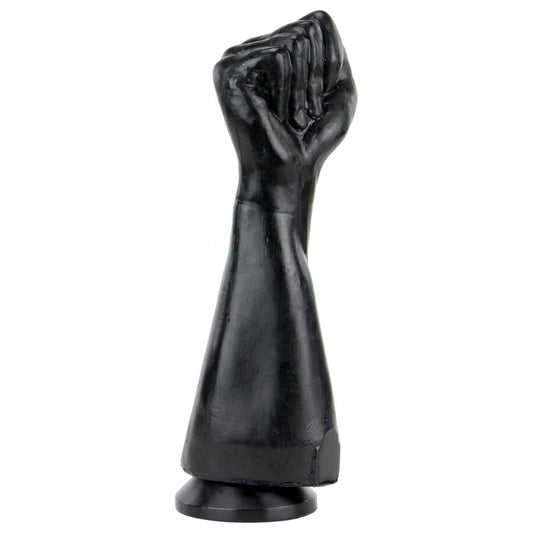 FIST IMPACT Black Realistic Forearm and Fist Dildo