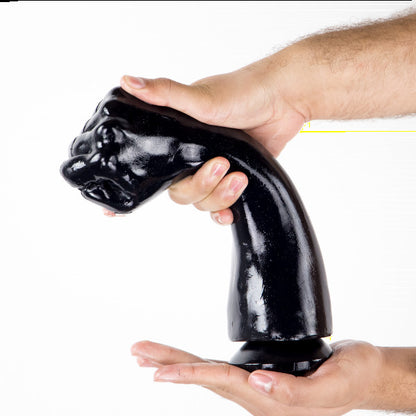 FIST IMPACT Black Realistic Forearm and Fist Dildo