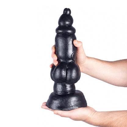 Hunglock Black 13 inch Doggy Dildo