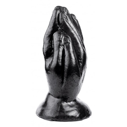 Rock Hand Dildo Vibrant Vinyl 9 Inch Unique Design