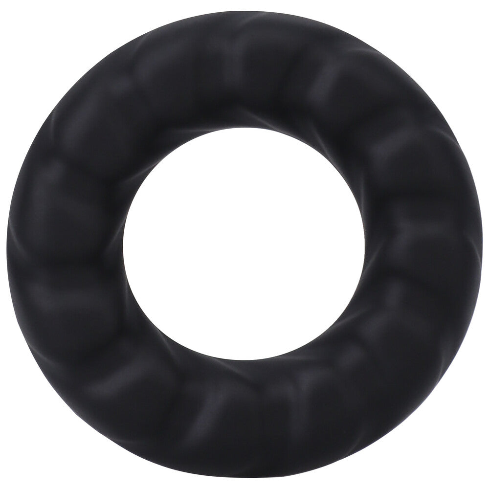 Doc Johnson Black Fat Tire Cock Ring for Enhanced Stimulation