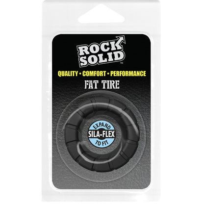 Doc Johnson Black Fat Tire Cock Ring for Enhanced Stimulation
