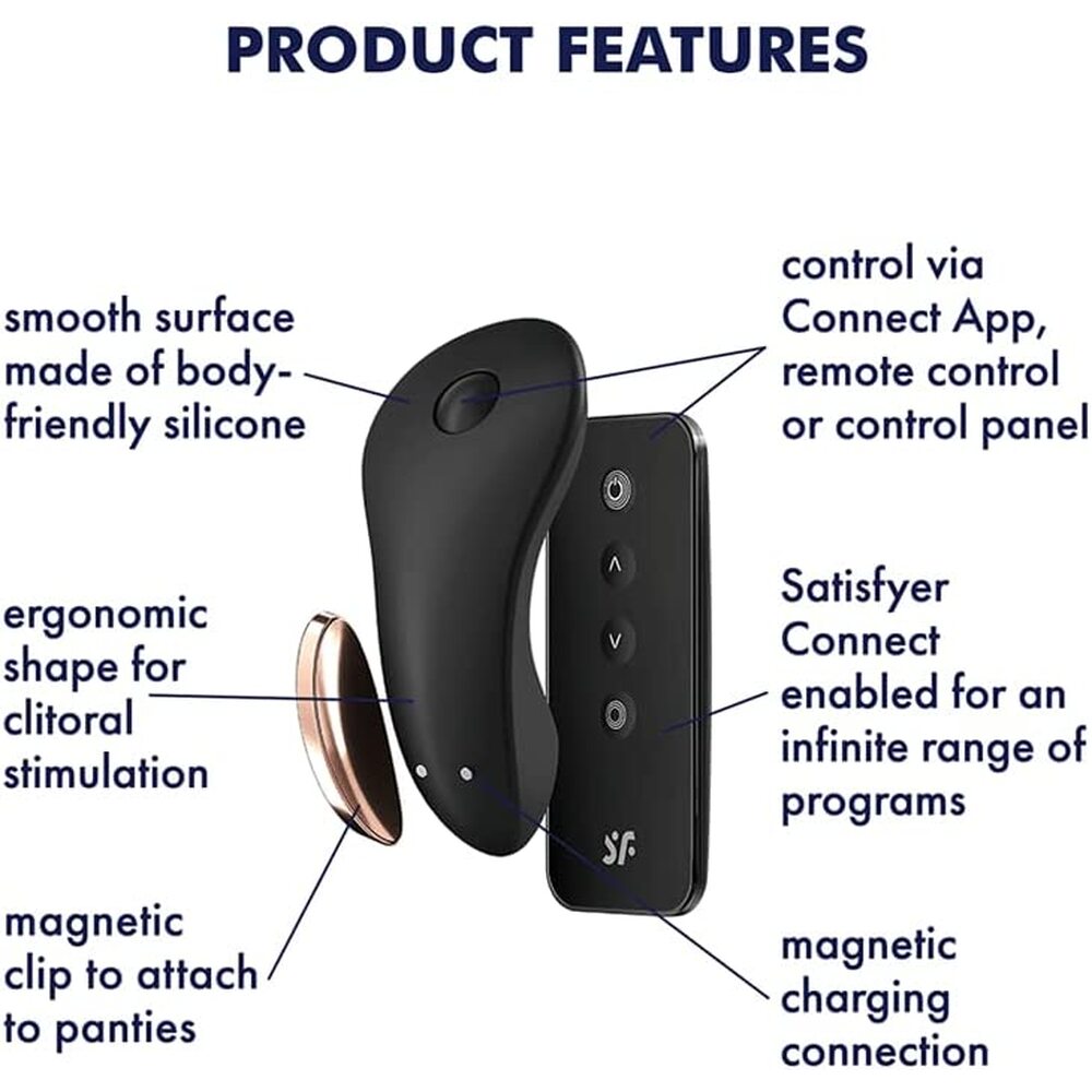Satisfyer Pro Little Secret App-Controlled Clitoral Vibrator

