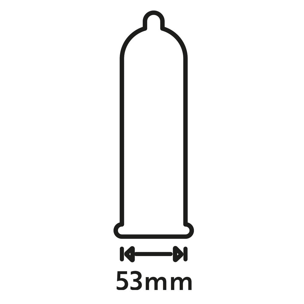 Secura Transparent Ribbed Condoms 48 Pack Enhanced Pleasure