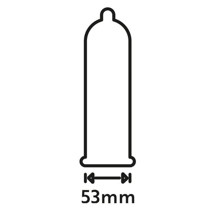 Secura Transparent Ribbed Condoms 48 Pack Enhanced Pleasure