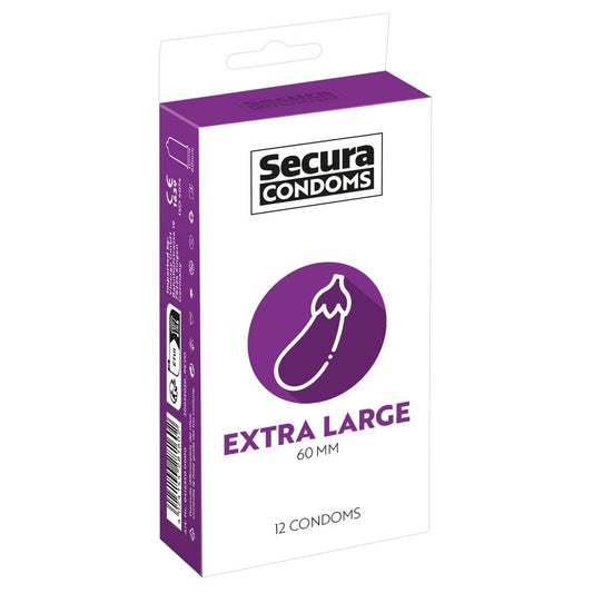 Secura Extra Large Condoms 12 Pack
