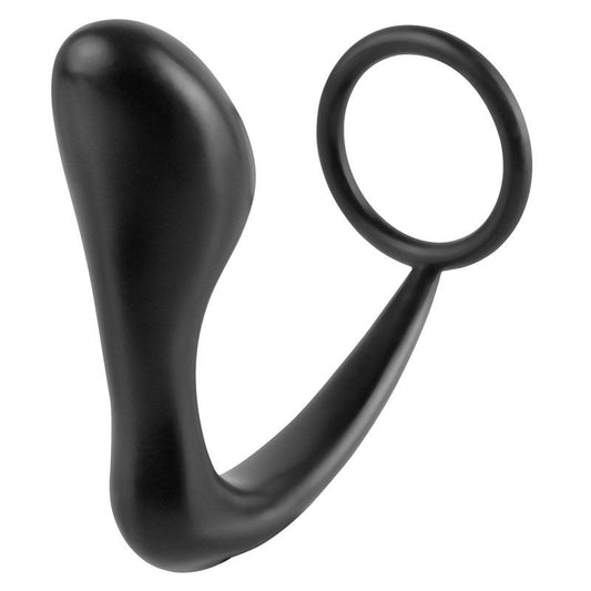 Pipedream Black Silicone Anal Fantasy Ass Gasm Cockring Plug