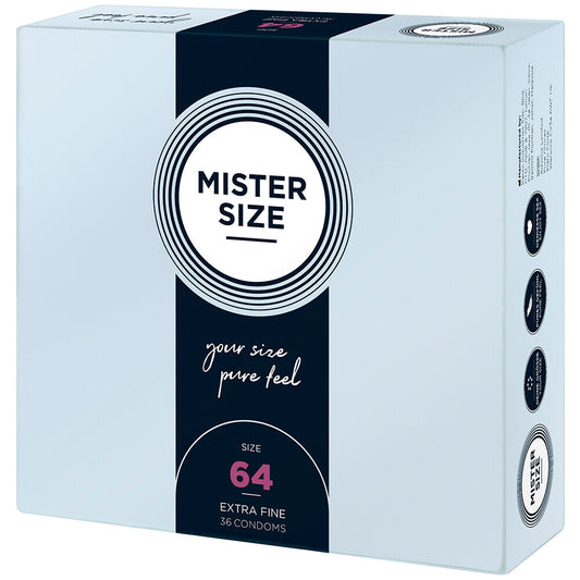 Mister Size Pure Feel Extra Thin Condoms 36 Pack