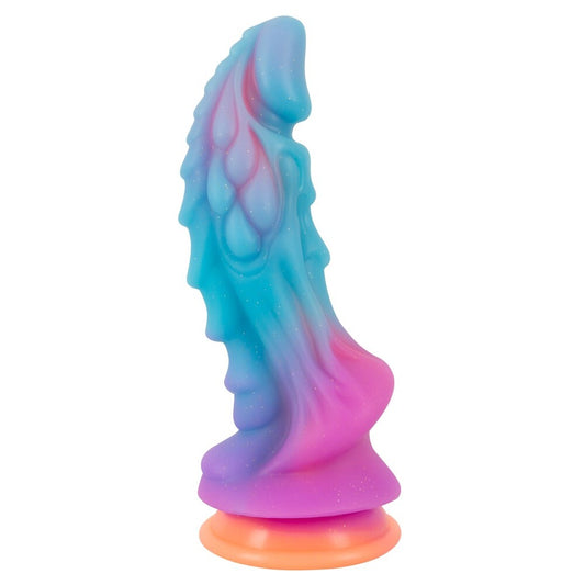 Beasty Cocks Glittering Glow-in-the-Dark Silicone Dildo