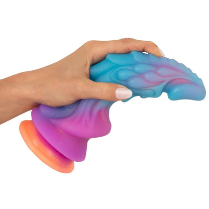 Beasty Cocks Glittering Glow-in-the-Dark Silicone Dildo