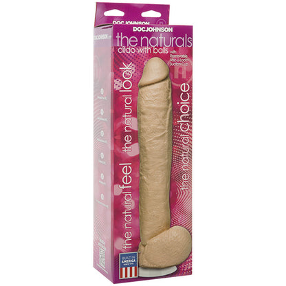 Doc Johnson 12 Inch FIRMSKYN Dong with Balls