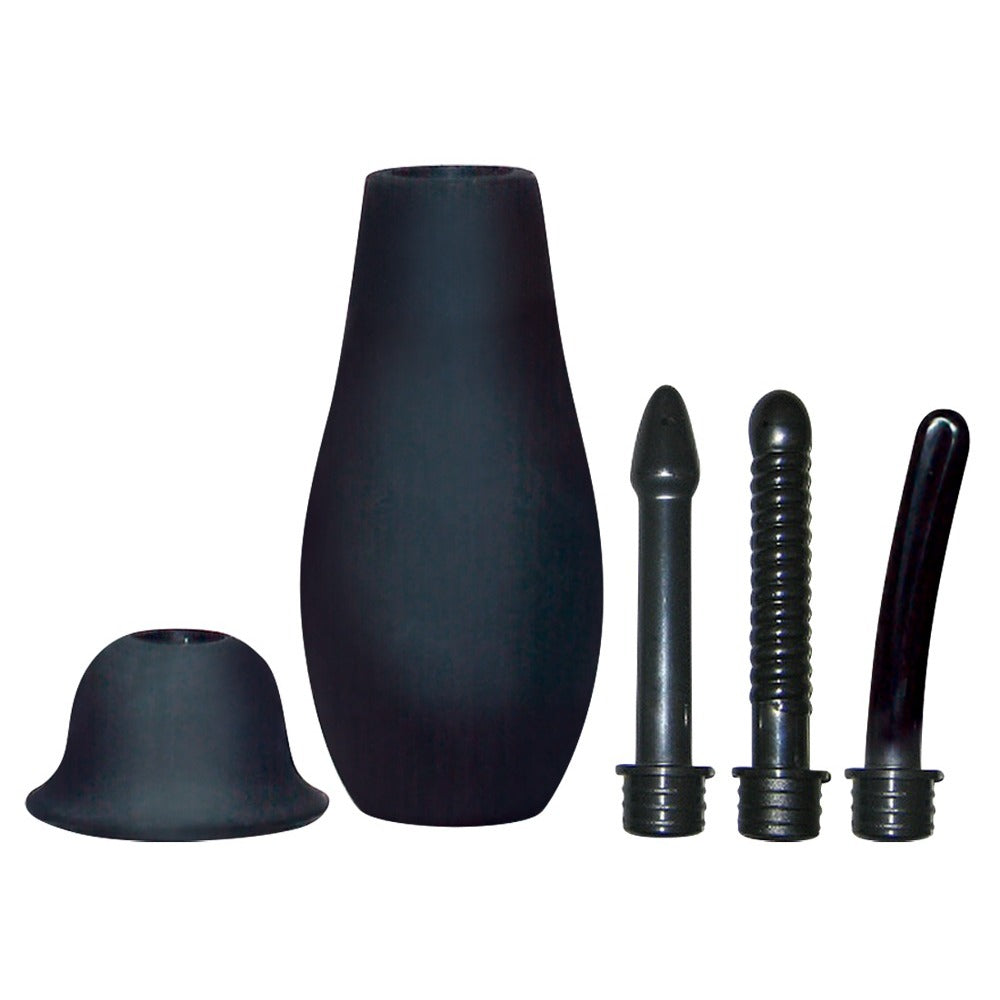 Bad Kitty Black Intimate Shower Anal Douche 100ml Capacity