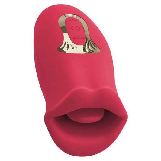 PleasurePro Pink Oral Stimulation Moving Lips Tongue Vibrator