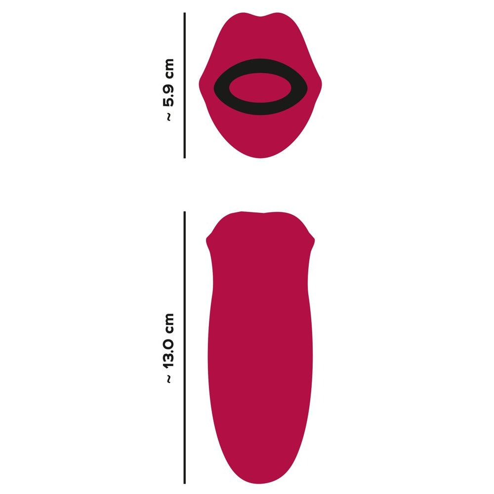 PleasurePro Pink Oral Stimulation Moving Lips Tongue Vibrator