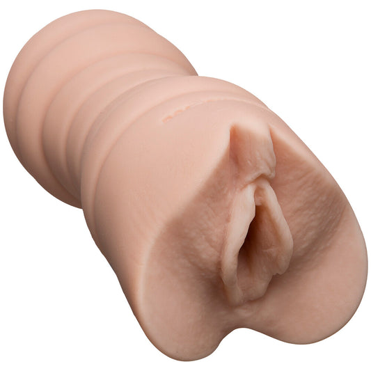 Sasha Grey Flesh Realistic Ribbed Cream Pie Masturbator