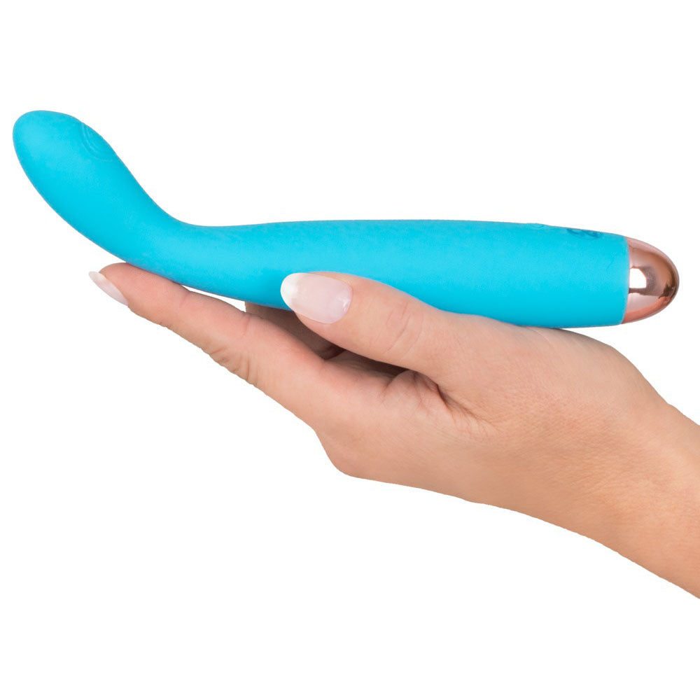 Cuties Blue Silk Touch Mini Vibrator Rechargeable Waterproof
