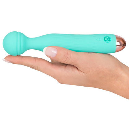 Cuties Green Silk Touch Mini Vibrator with 7 Vibration Modes