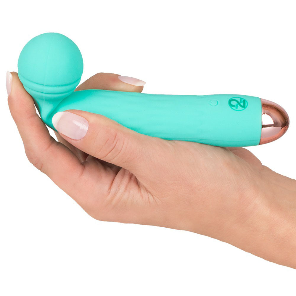 Cuties Green Silk Touch Mini Vibrator with 7 Vibration Modes
