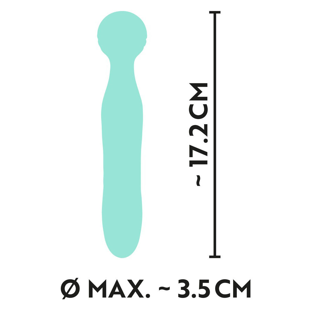 Cuties Green Silk Touch Mini Vibrator with 7 Vibration Modes