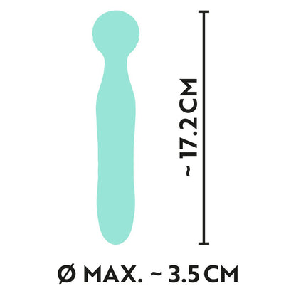 Cuties Green Silk Touch Mini Vibrator with 7 Vibration Modes