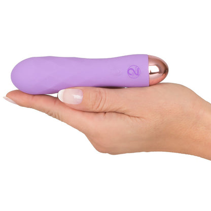 Cuties Purple Silk Touch Mini Vibrator with 7 Vibration Modes