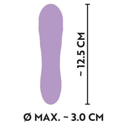 Cuties Purple Silk Touch Mini Vibrator with 7 Vibration Modes