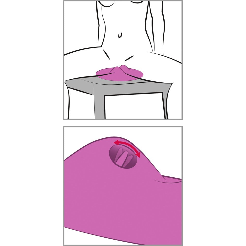 VibePad 2 Pink Clitoral Vibrating Pad with Dual Motors