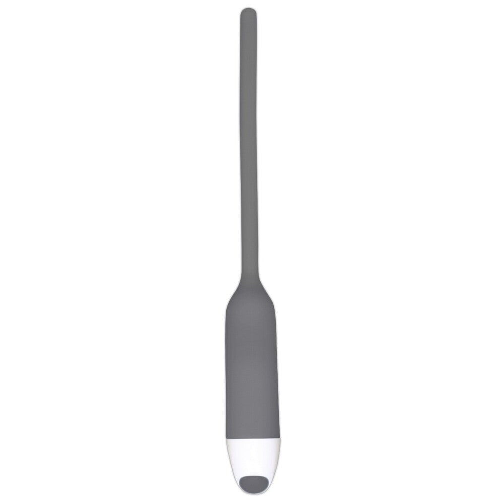 Intrepid Slate Grey Vibrating Urethral Dilator for Men