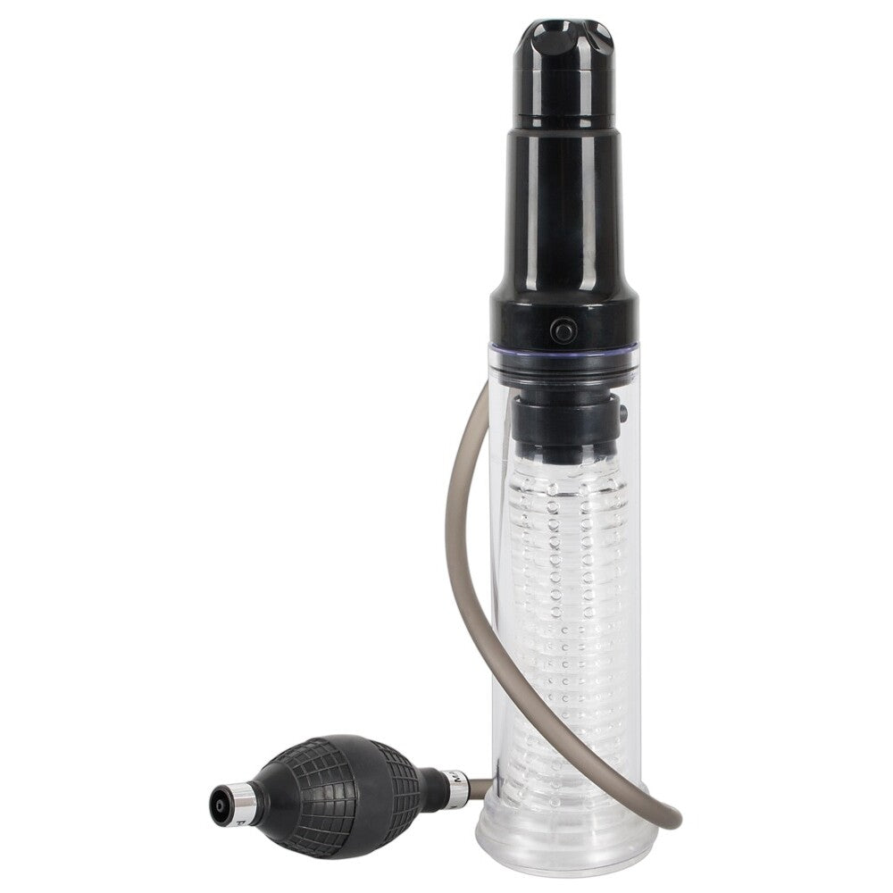 Ultimate Pleasure Silicone Vibrating Multi Pump Masturbator
