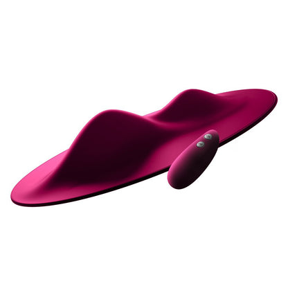 PleasureWave Black Vibrating Pad with Remote Control