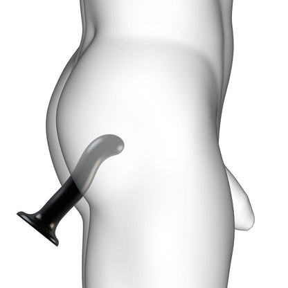 Strap On Me XL Black Curved Dildo with Suction Cup