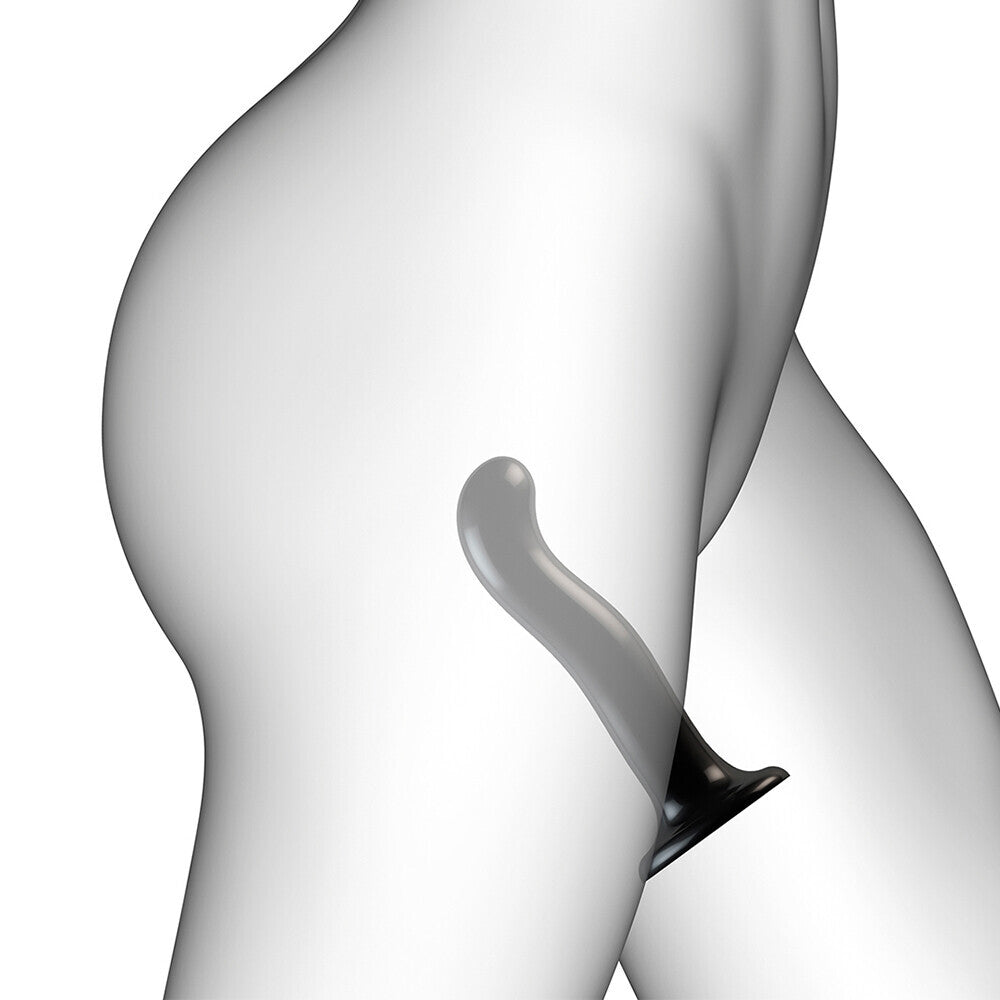 Strap On Me Black Curved Dildo for Prostate and G-Spot Stimulation