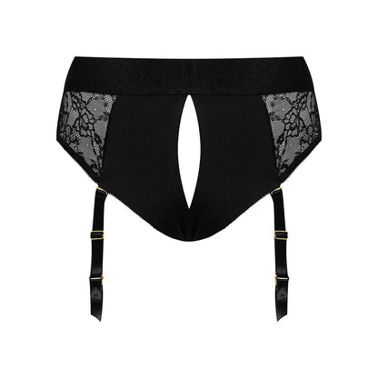 Strap On Me Black Lace Harness Lingerie Diva Medium