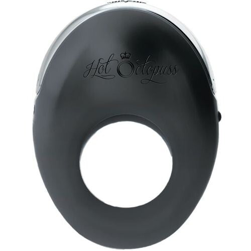 Hot Octopuss Black Atom Vibrating Cock Ring for Couples