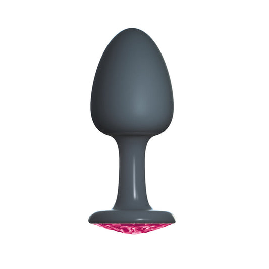 Dorcel Ruby Medium Geisha Anal Plug with Internal Vibrating Beads