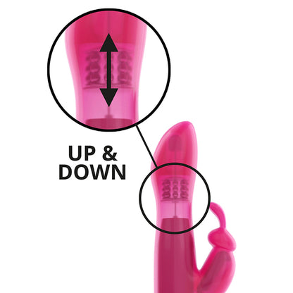 Dorcel Pink Triple Stimulation Rabbit Vibrator with Remote