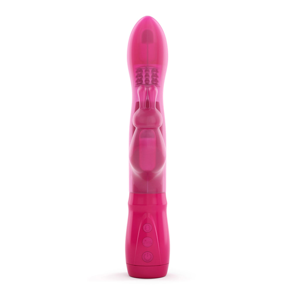 Dorcel Pink Triple Stimulation Rabbit Vibrator with Remote