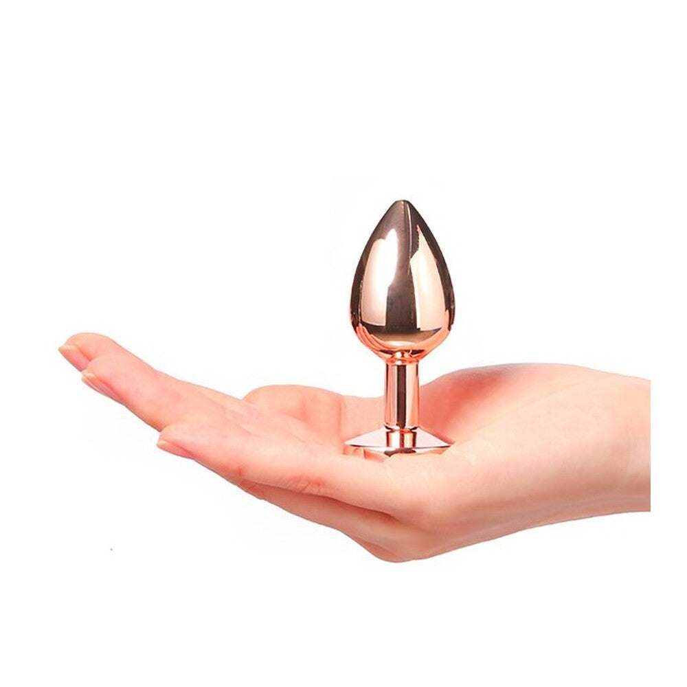 Dorcel Rose Gold Small Diamond Butt Plug with Tapered Tip