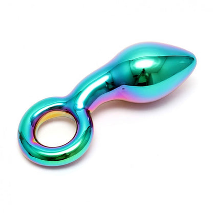 Kaleigh Multi-Coloured Glass Dildo with Temperature Play